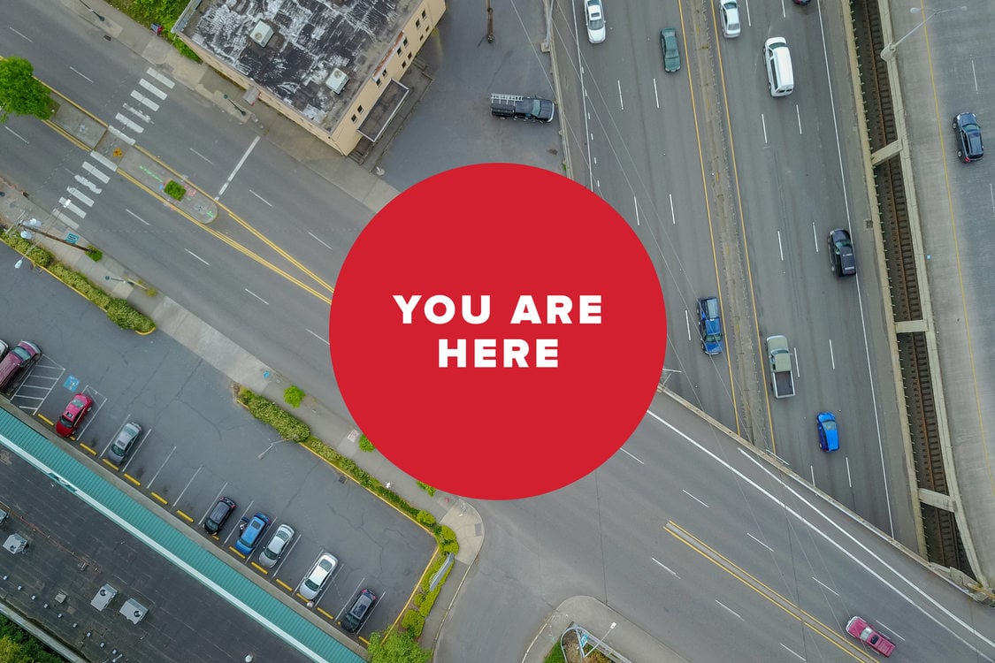 You are here: Highway/train/road