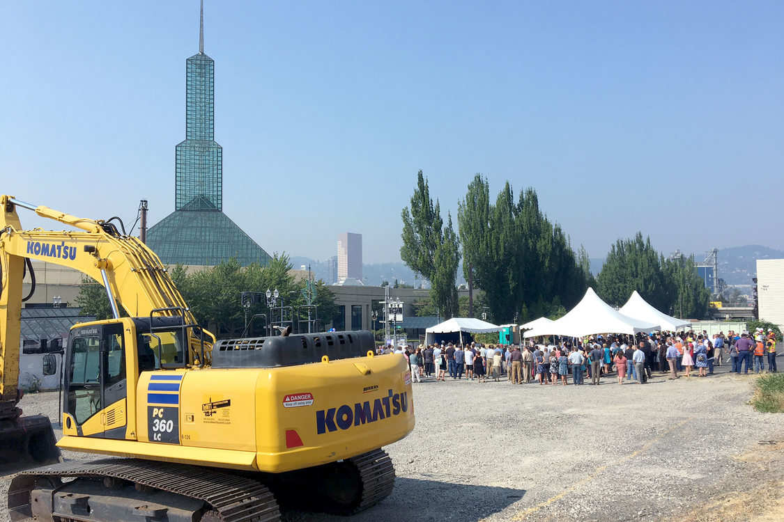 Oregon Convention Center hotel groundbreaking