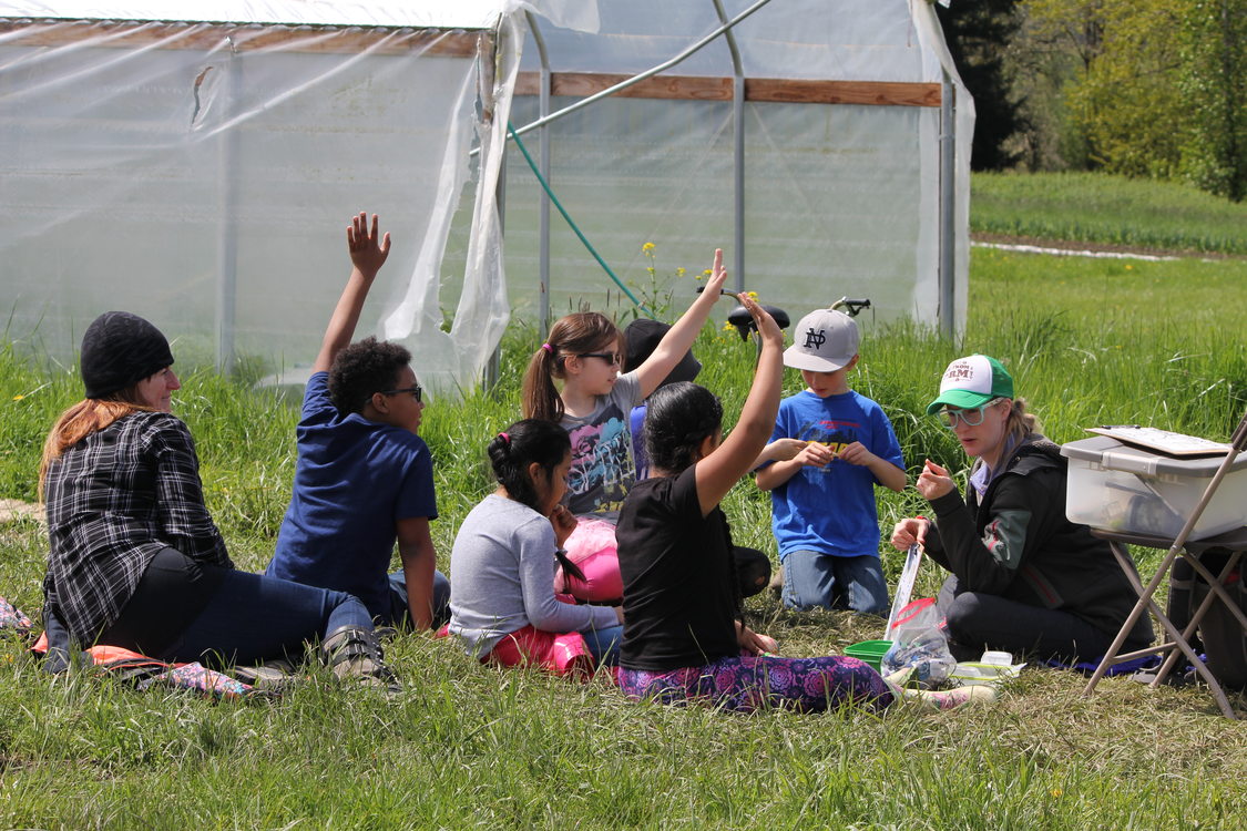  A hands-on science learning opportunity for third graders on Sauvie Island.