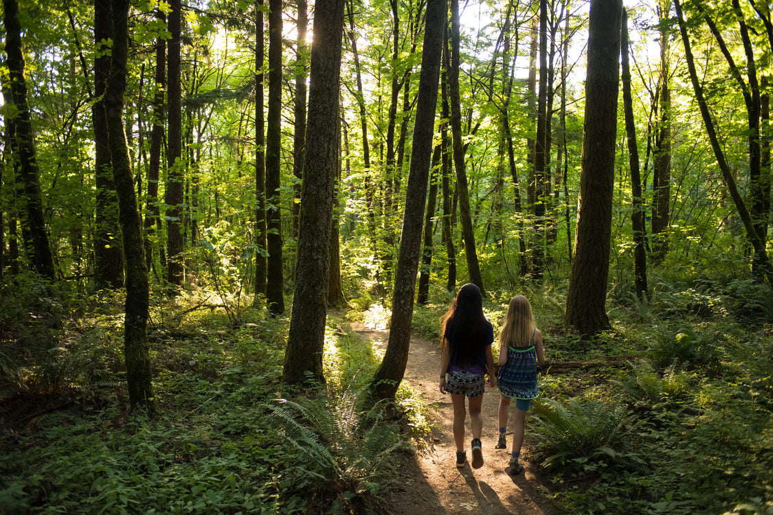 photo of visitors at Mount Talbert Nature Park