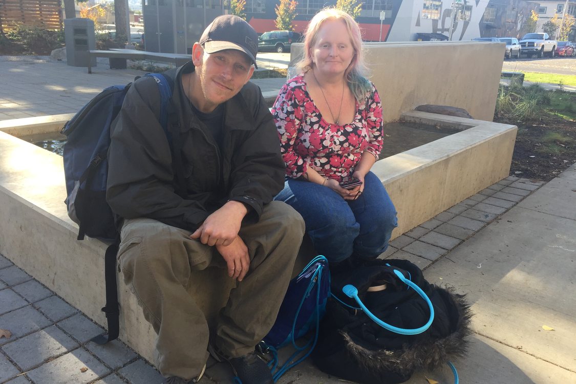 photo of Douglas Scott and Kristarae Barton at Francis and Clare Commons