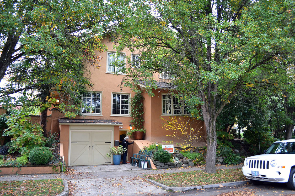 a three-story house in Portland's Irvington neighborhood