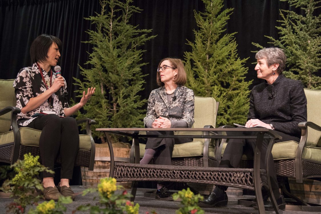 Oregon Gov. Kate Brown and former U.S. Secretary of the Interior discuss ways to make the outdoors more accessible to people of color, people with disabilities, and others.
