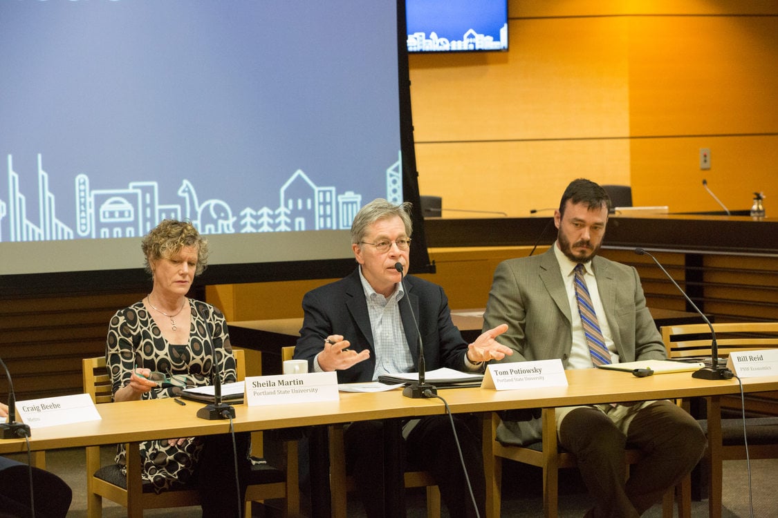 Photo of a panel discussion