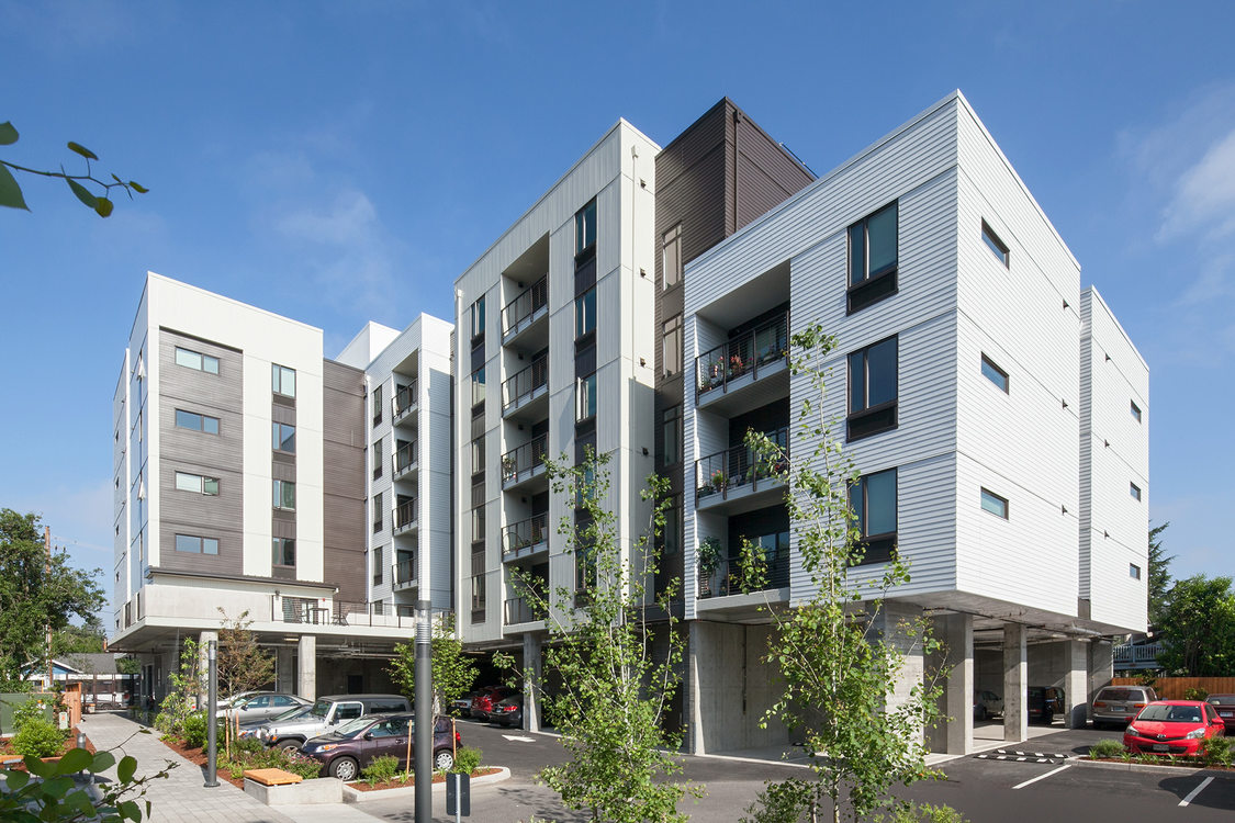 The Gilman Court apartments in Northeast Portland