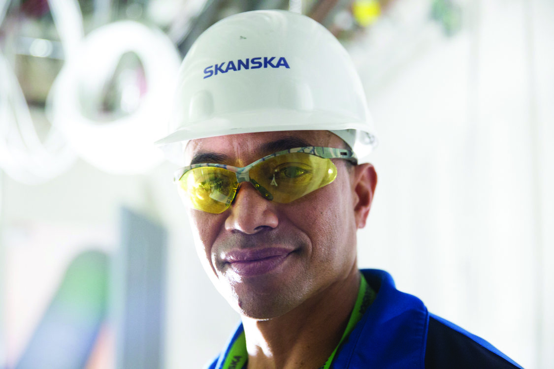 Photo of a man in a hard hat