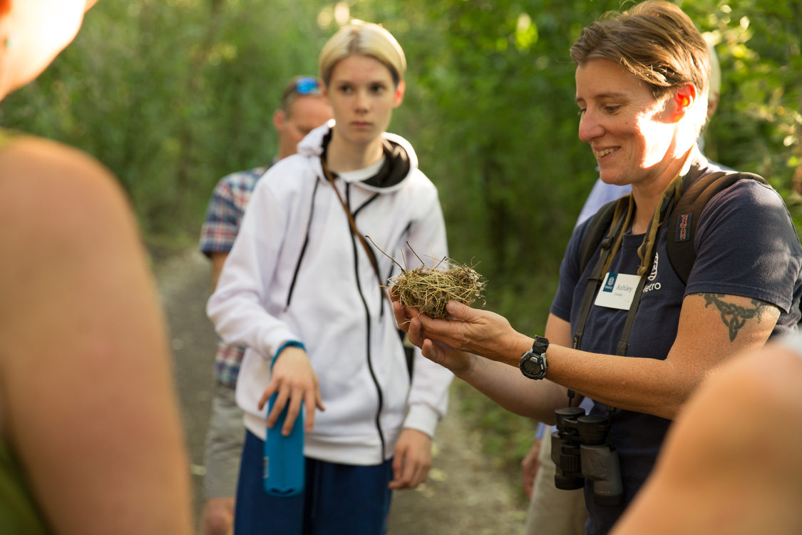 photo of nature education class