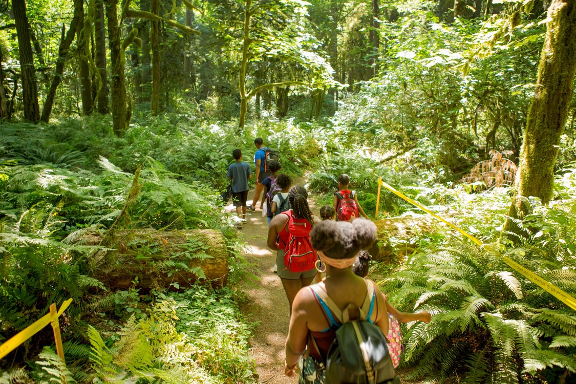 Camp ELSO has worked with Metro staff to bring youth of color to experience nature and learn hands-on, experiential science.