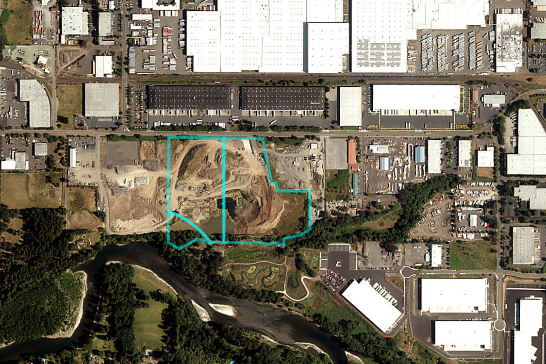 A satellite image of property that could be the future Metro South transfer center