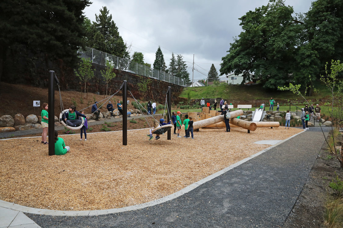 Image of a natural play area at DC Latourette Park