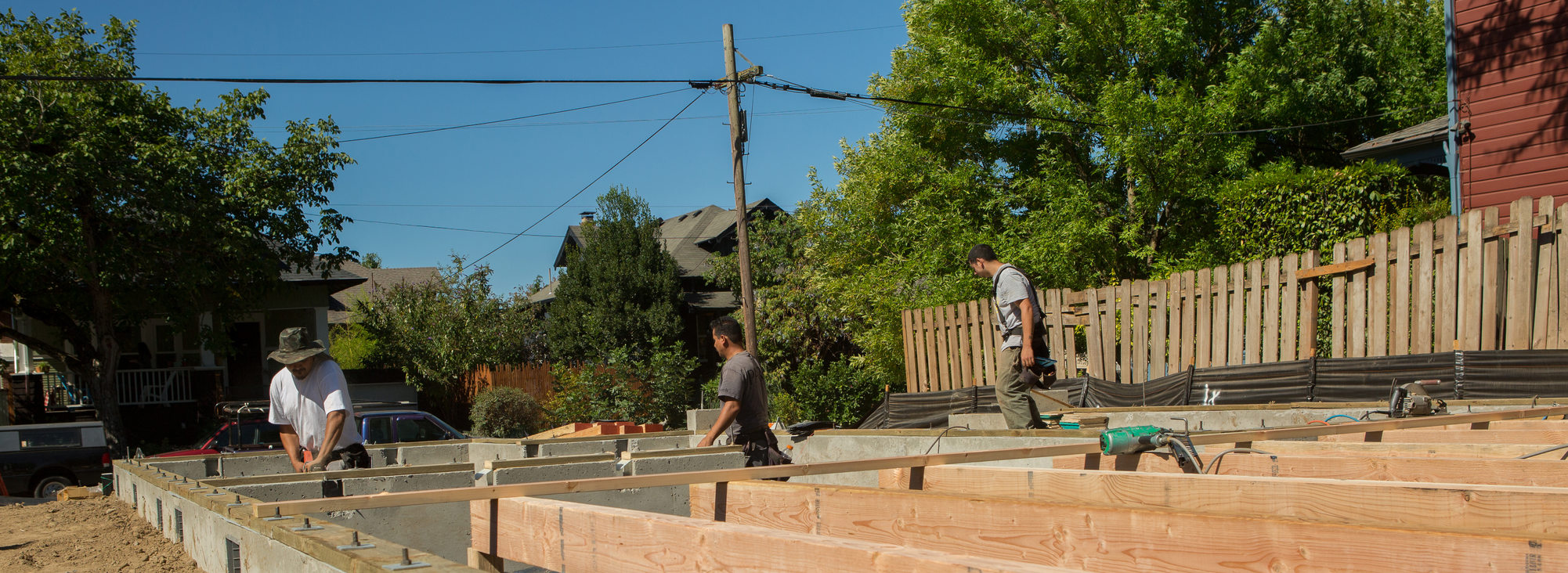 Building a new home in Southeast Portland