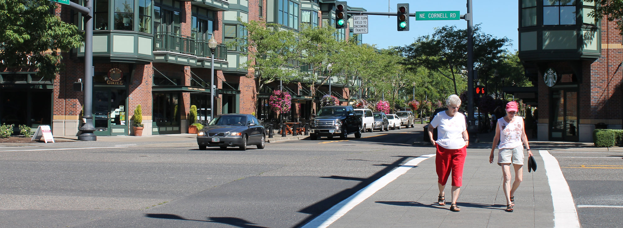 Crossing Cornell in Hillsboro