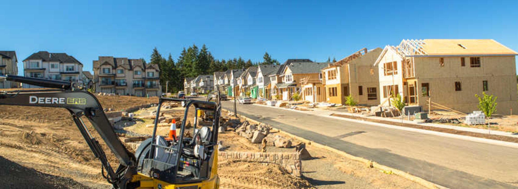 construction at Villebois in Wilsonville