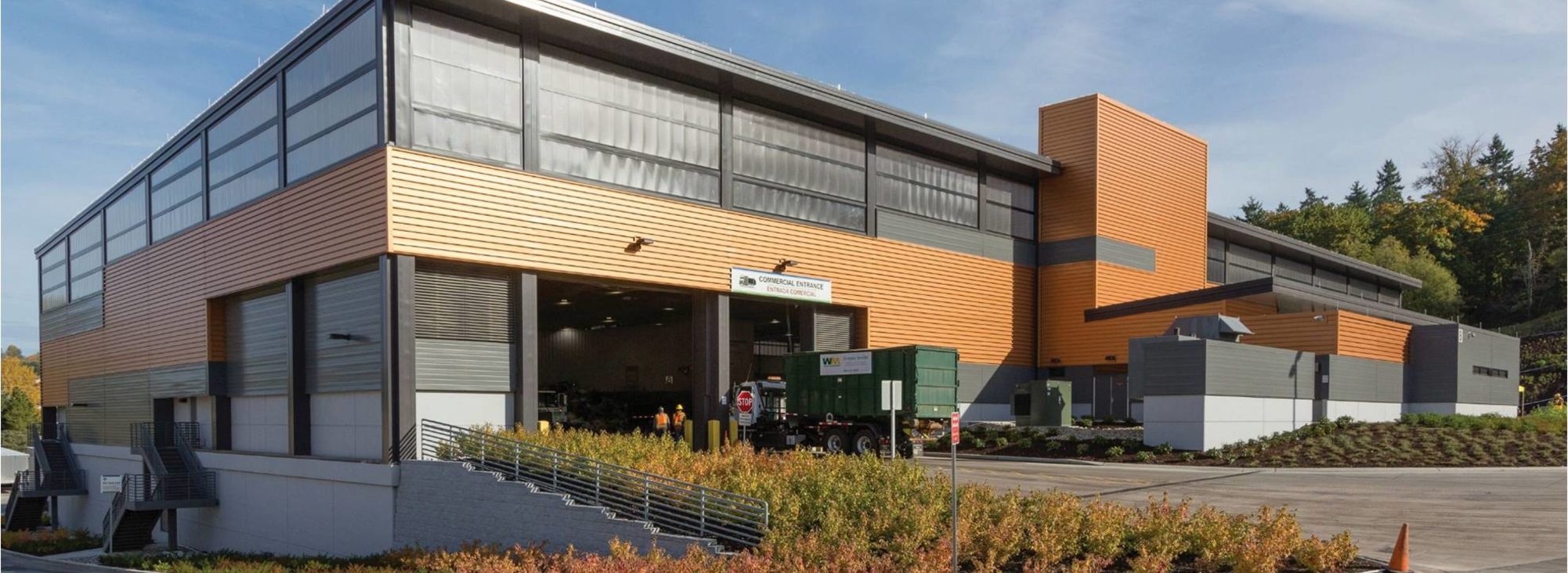An image of the Factoria transfer center in Bellevue, Washington