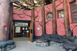 An image of the exterior of the Rebuilding Center