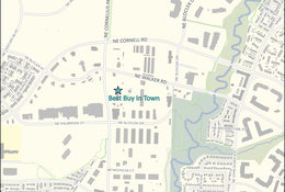 Map of the Best Buy in Town, Inc.